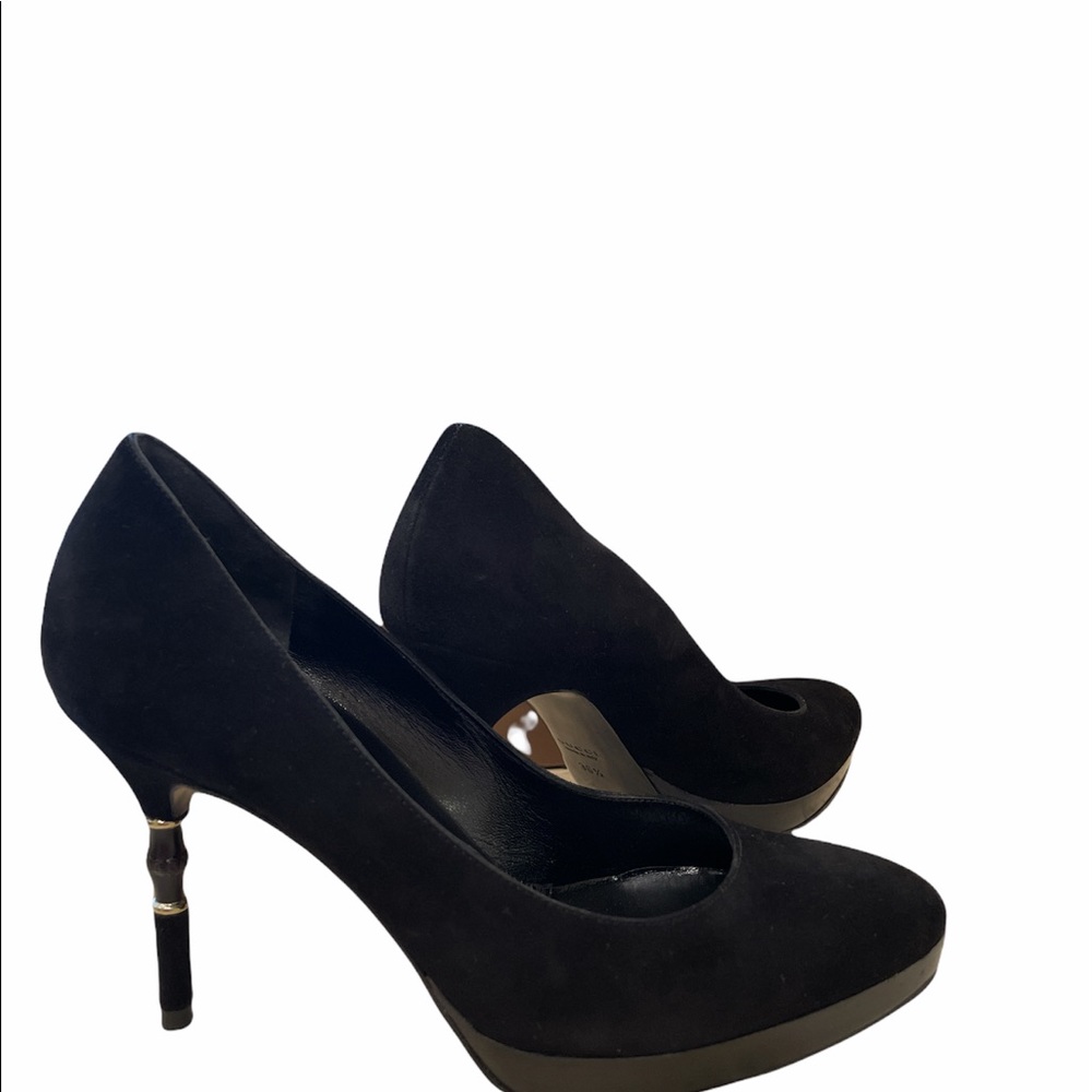 Gucci suede heels